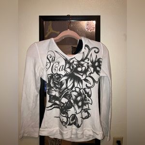 White long sleeve shirt